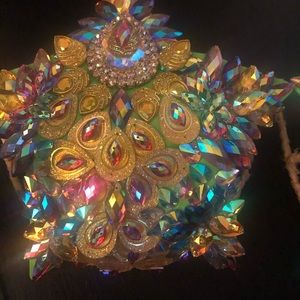 Handcrafted wire bra never worn